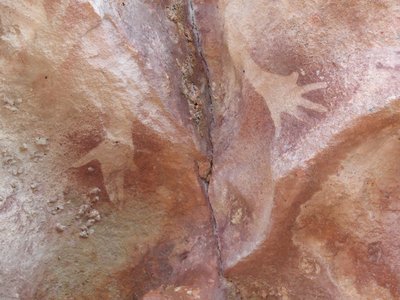 Handschablonen mit verstümmeltem kleinen Finger von Unbekannt Unbekannt